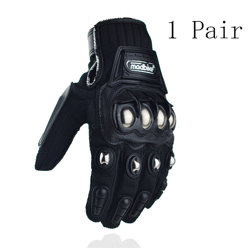 MadGrip Pro Rider Tactical Alloy-Reinforced Motorcycle Gloves