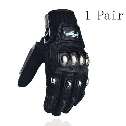 MadGrip Pro Rider Tactical Alloy-Reinforced Motorcycle Gloves