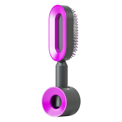 Self-Cleaning Hair Brush – One-Click Hair Release for Easy Styling and Scalp Massage
