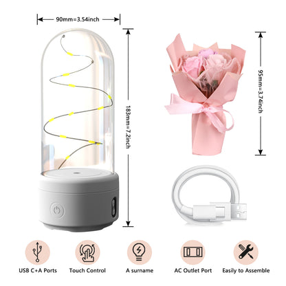 2-in-1 Bouquet LED Light and Bluetooth Speaker - Perfect for Mothers Day!