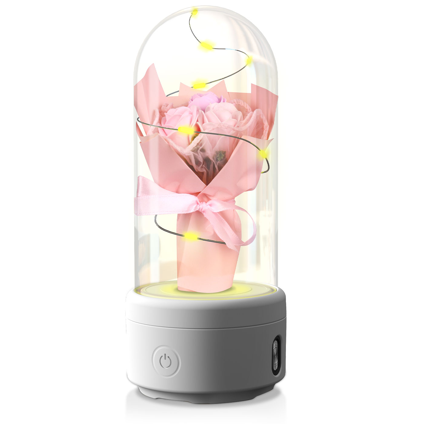 2-in-1 Bouquet LED Light and Bluetooth Speaker - Perfect for Mothers Day!