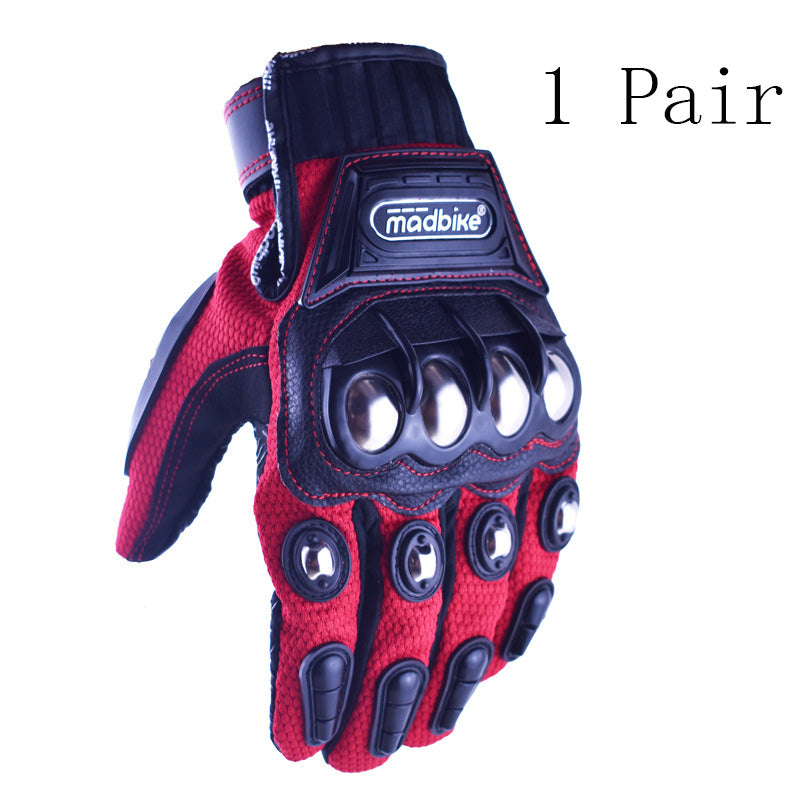 MadGrip Pro Rider Tactical Alloy-Reinforced Motorcycle Gloves
