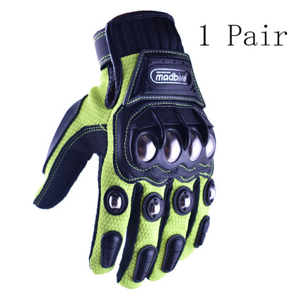 MadGrip Pro Rider Tactical Alloy-Reinforced Motorcycle Gloves