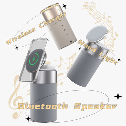 3-in-1 Euphony Charger Hub - Wireless Charging, Bluetooth Sound, Ambient Light