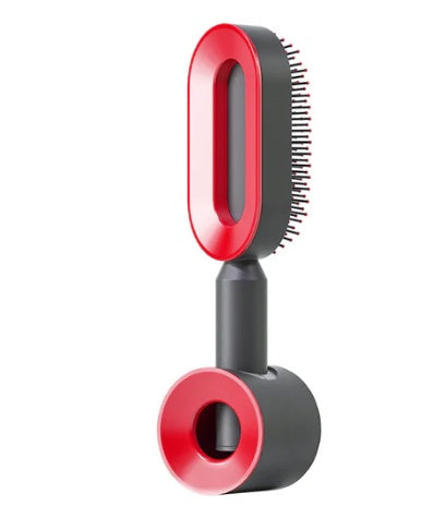 Self-Cleaning Hair Brush – One-Click Hair Release for Easy Styling and Scalp Massage