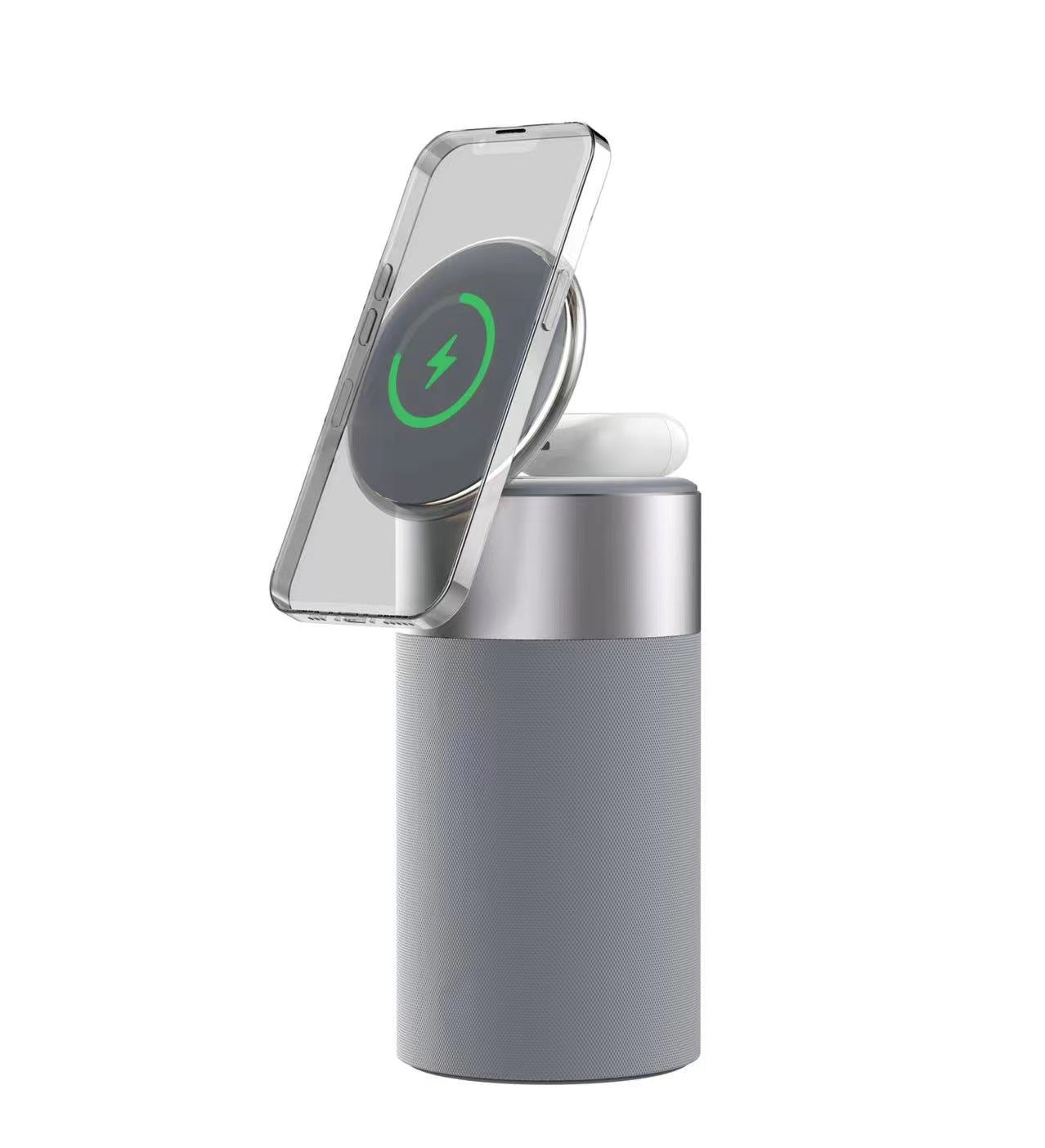 3-in-1 Euphony Charger Hub - Wireless Charging, Bluetooth Sound, Ambient Light