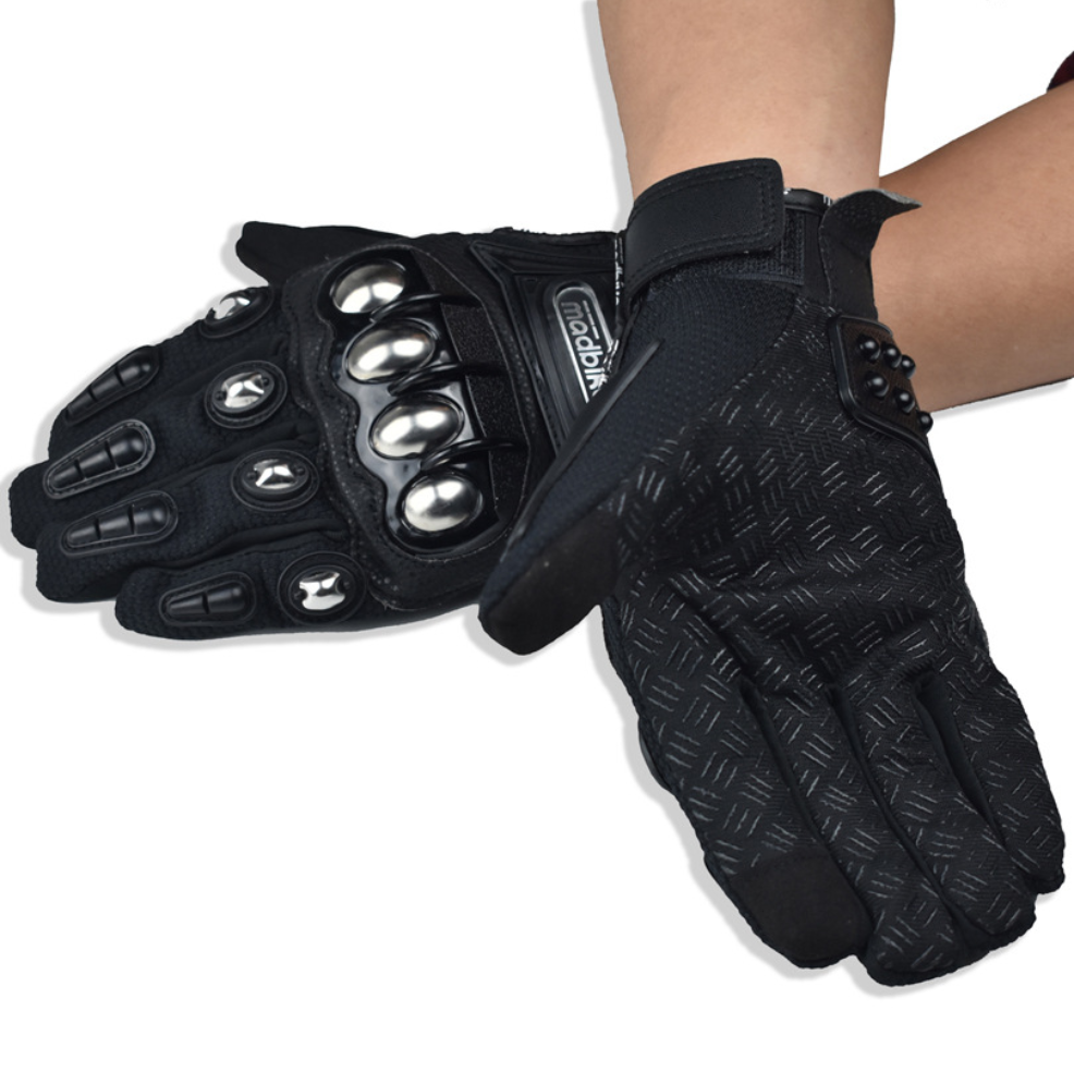 MadGrip Pro Rider Tactical Alloy-Reinforced Motorcycle Gloves