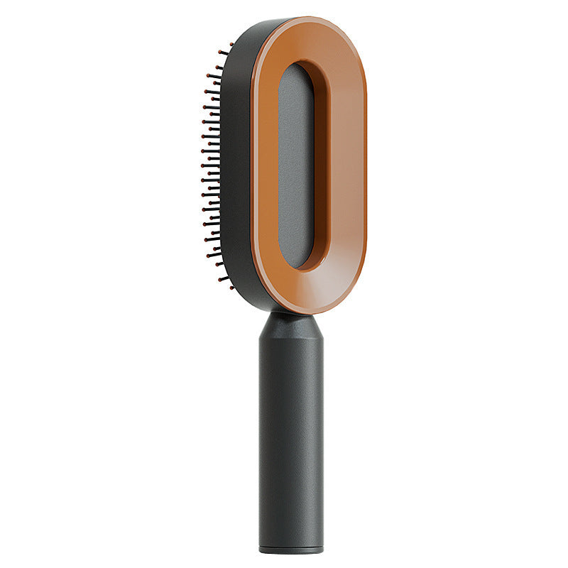 Self-Cleaning Hair Brush – One-Click Hair Release for Easy Styling and Scalp Massage