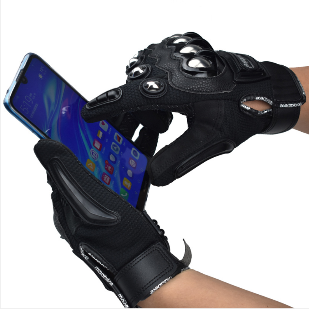 MadGrip Pro Rider Tactical Alloy-Reinforced Motorcycle Gloves
