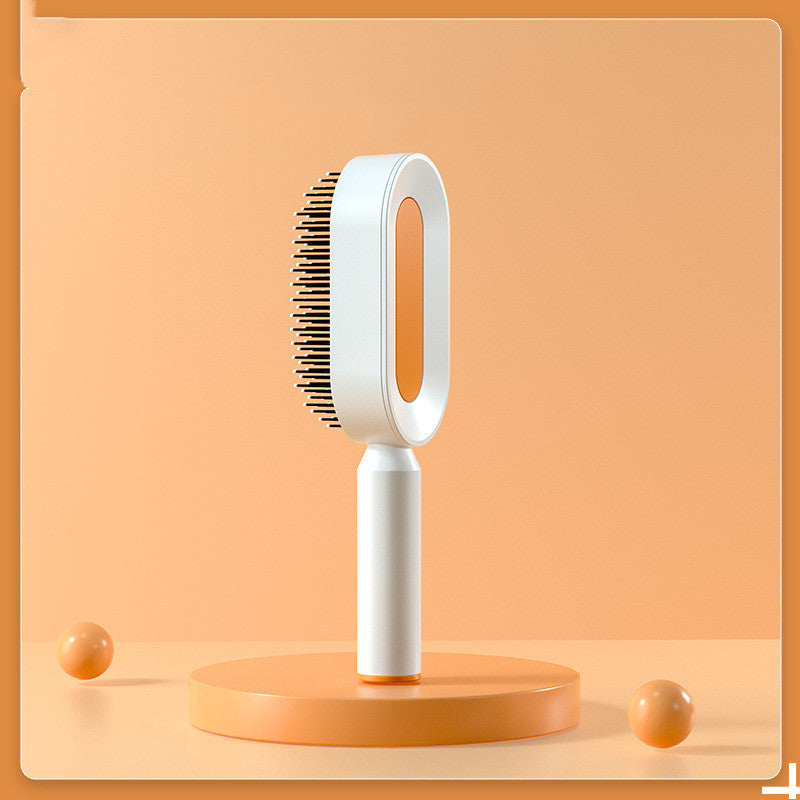 Self-Cleaning Hair Brush – One-Click Hair Release for Easy Styling and Scalp Massage