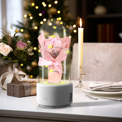 2-in-1 Bouquet LED Light and Bluetooth Speaker - Perfect for Mothers Day!