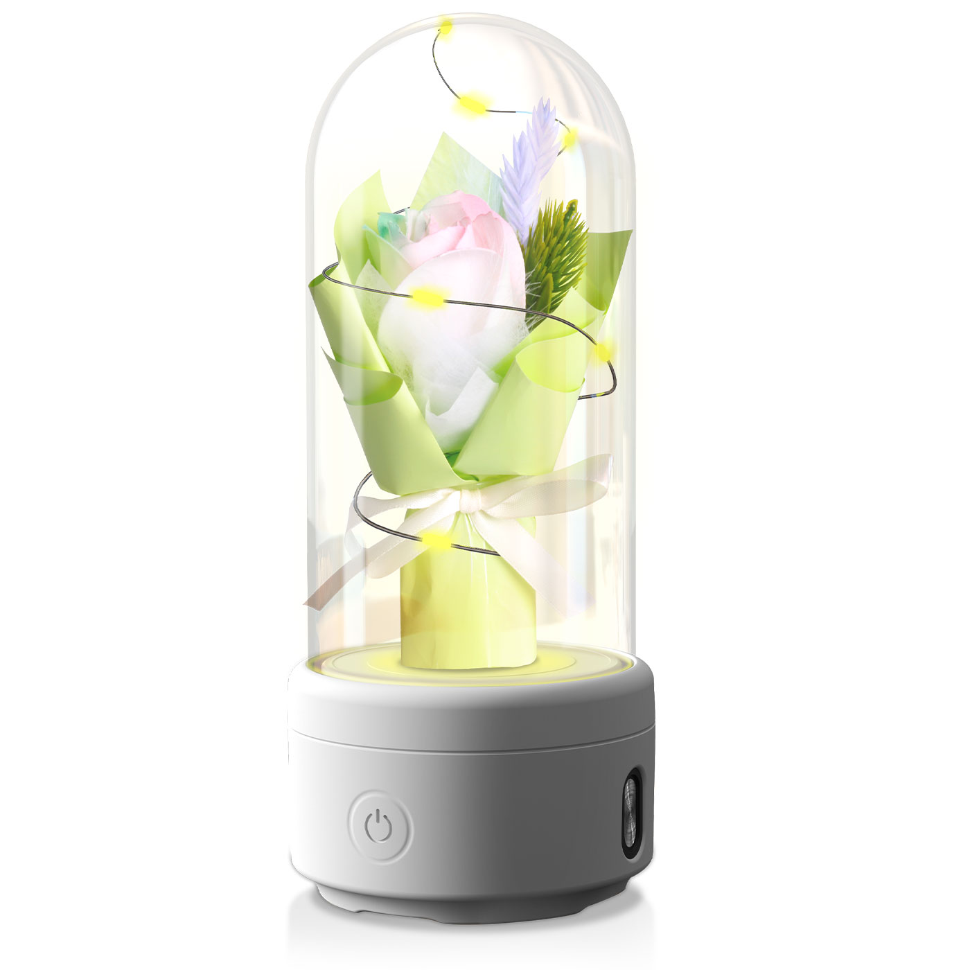 2-in-1 Bouquet LED Light and Bluetooth Speaker - Perfect for Mothers Day!