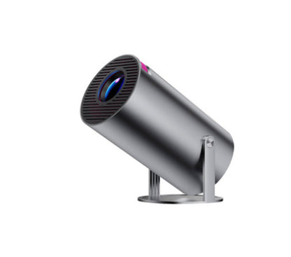 Portable Projector: 180° Smart Mini Projector with Auto Focus