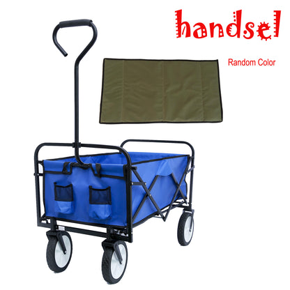 Outdoor Folding Utility Wagon - Heavy Duty Garden & Beach Cart
