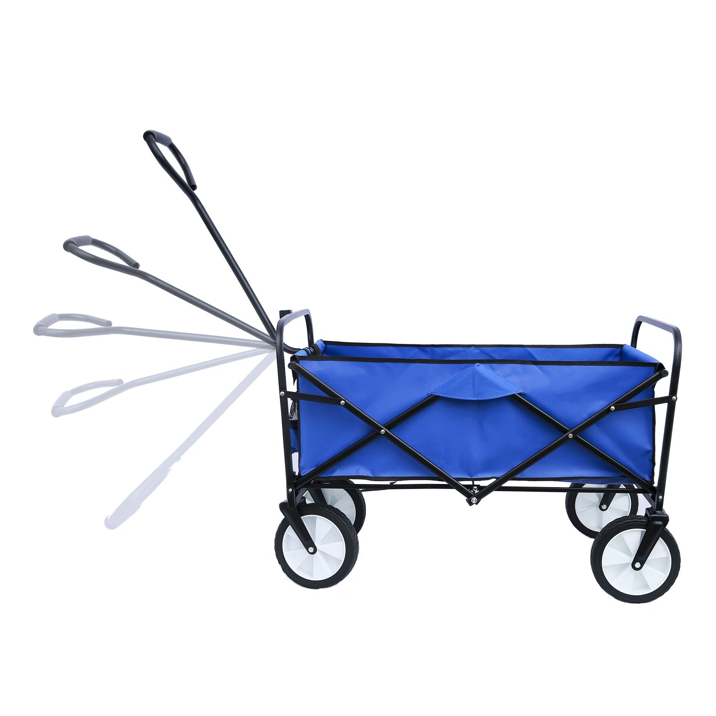 Outdoor Folding Utility Wagon - Heavy Duty Garden & Beach Cart