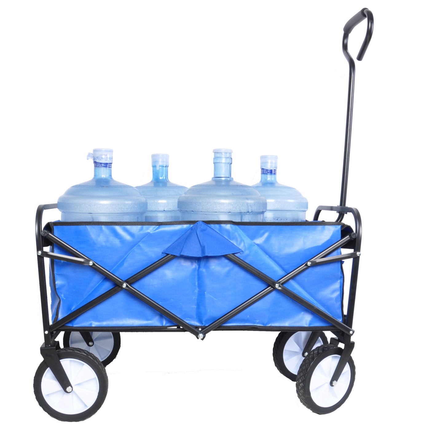 Outdoor Folding Utility Wagon - Heavy Duty Garden & Beach Cart