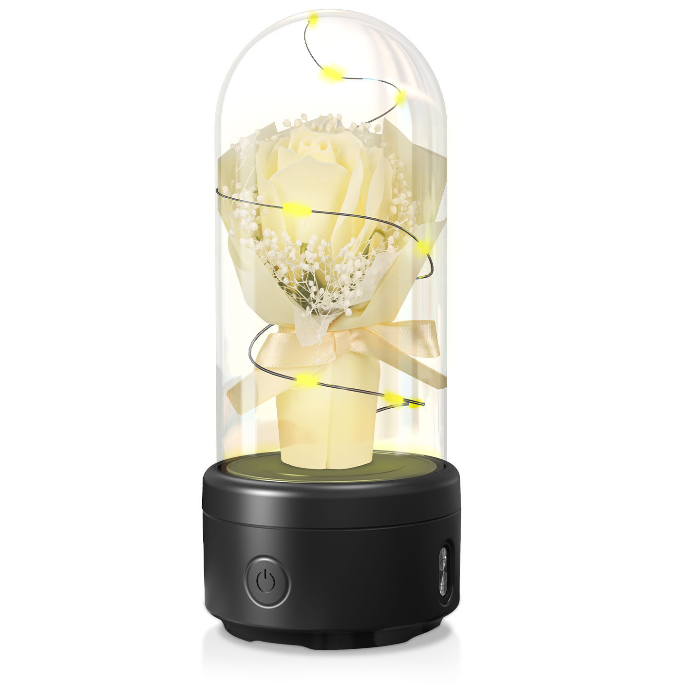 2-in-1 Bouquet LED Light and Bluetooth Speaker - Perfect for Mothers Day!