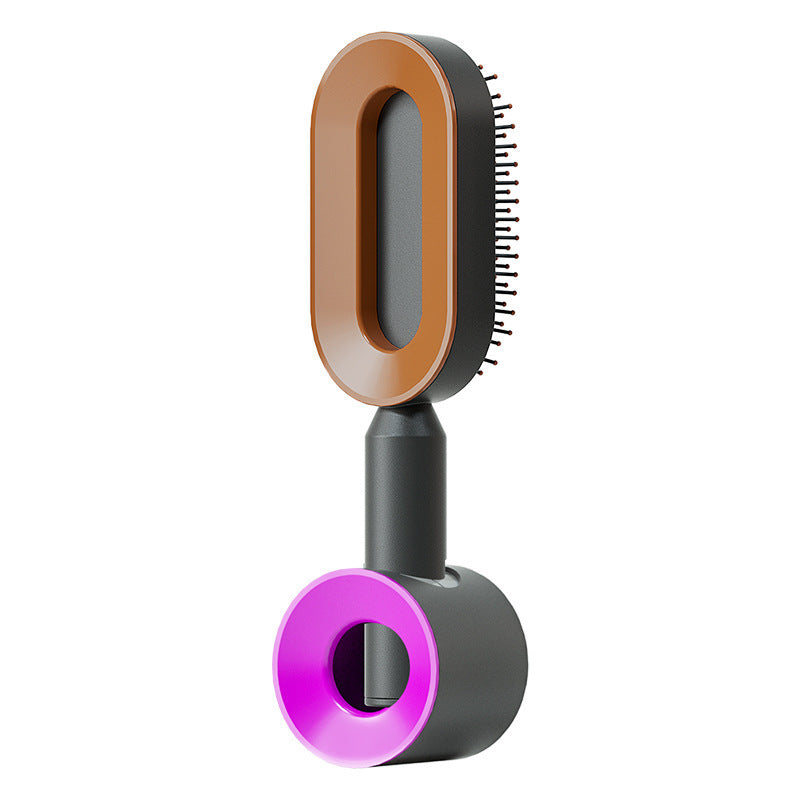 Self-Cleaning Hair Brush – One-Click Hair Release for Easy Styling and Scalp Massage